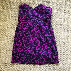 Strapless Floral XXI Cocktail Dress
